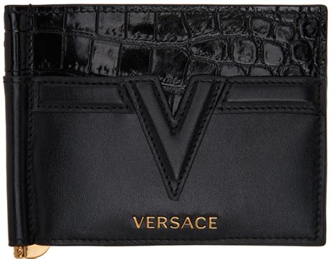 versace money|versace leather wallet.